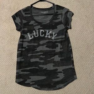Lucky brand small camo shirt